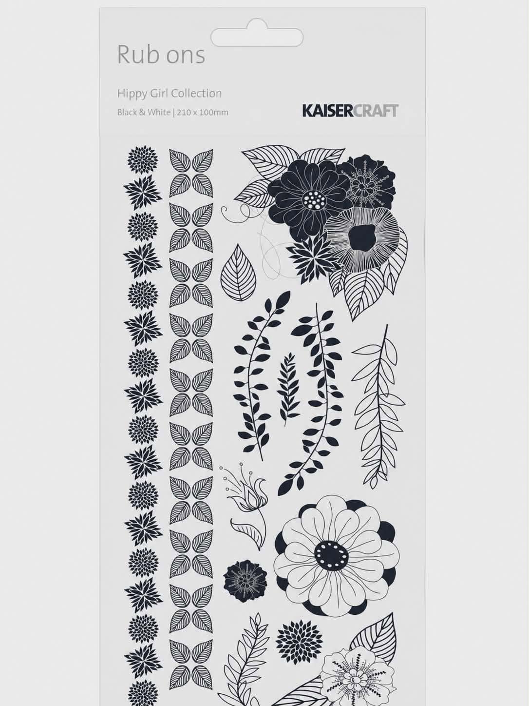 KAISERCRAFT | Hippy Girl | Rub ons