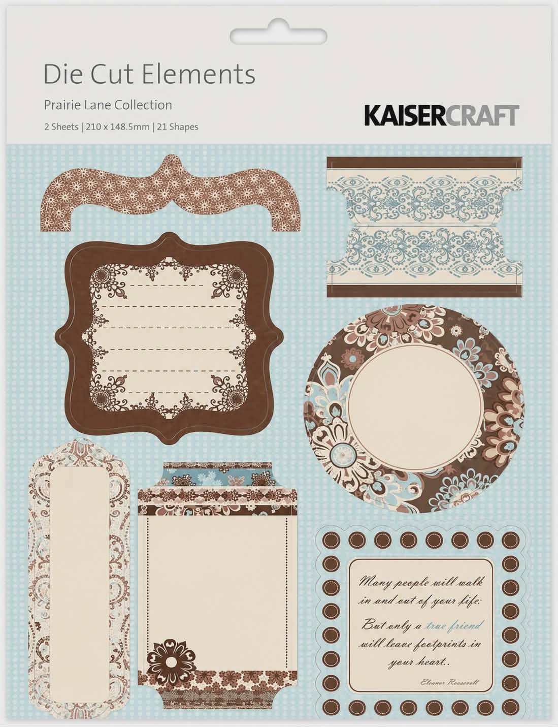 KAISERCRAFT | PRAIRE LANE | DIE CUT ELEMENTS