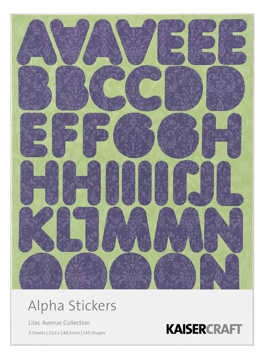 KAISERCRAFT | Lilac Avenue | Alpha Stickers