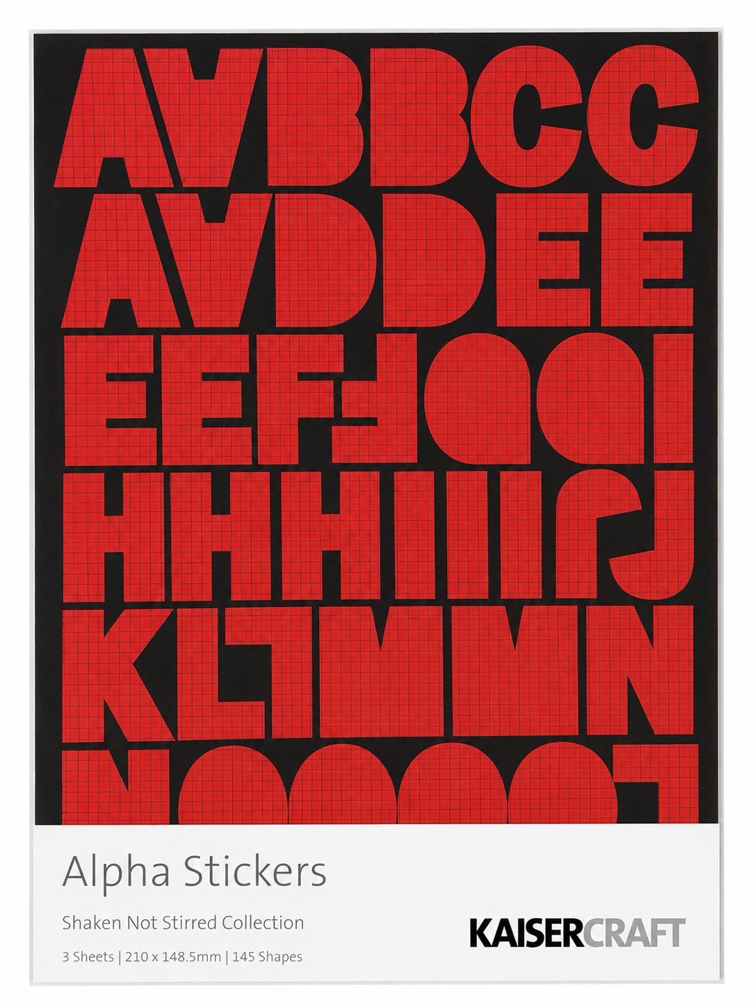 KAISERCARFT | Shaken Not Stirred | Alpha Stickers