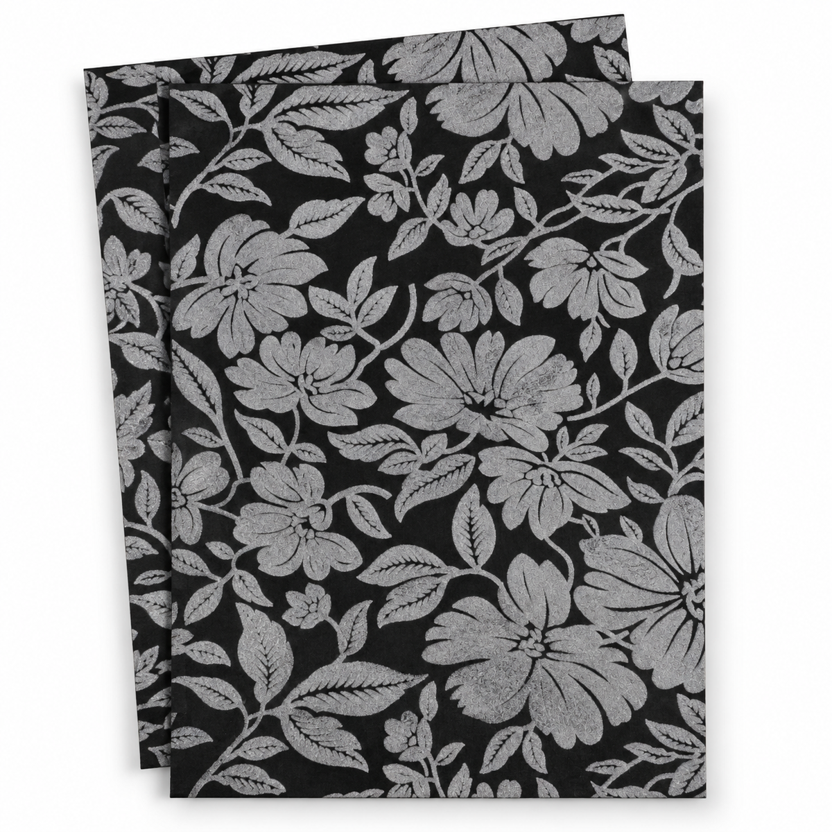 A4 Velvet Floral Shimmer Sheets
