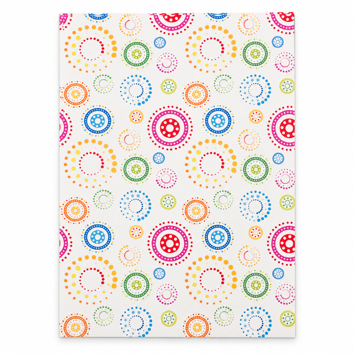 Colourful Circles | A4 Metallic Paper | 3PK