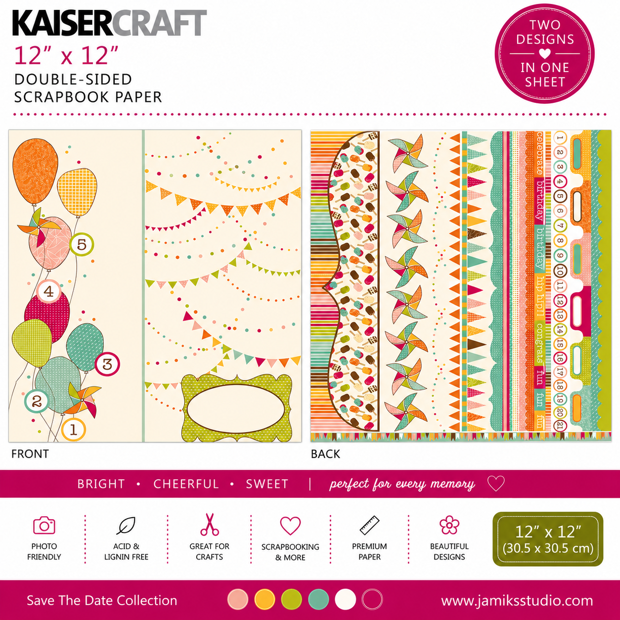 KAISERCRAFT | Save The Date | Cheers