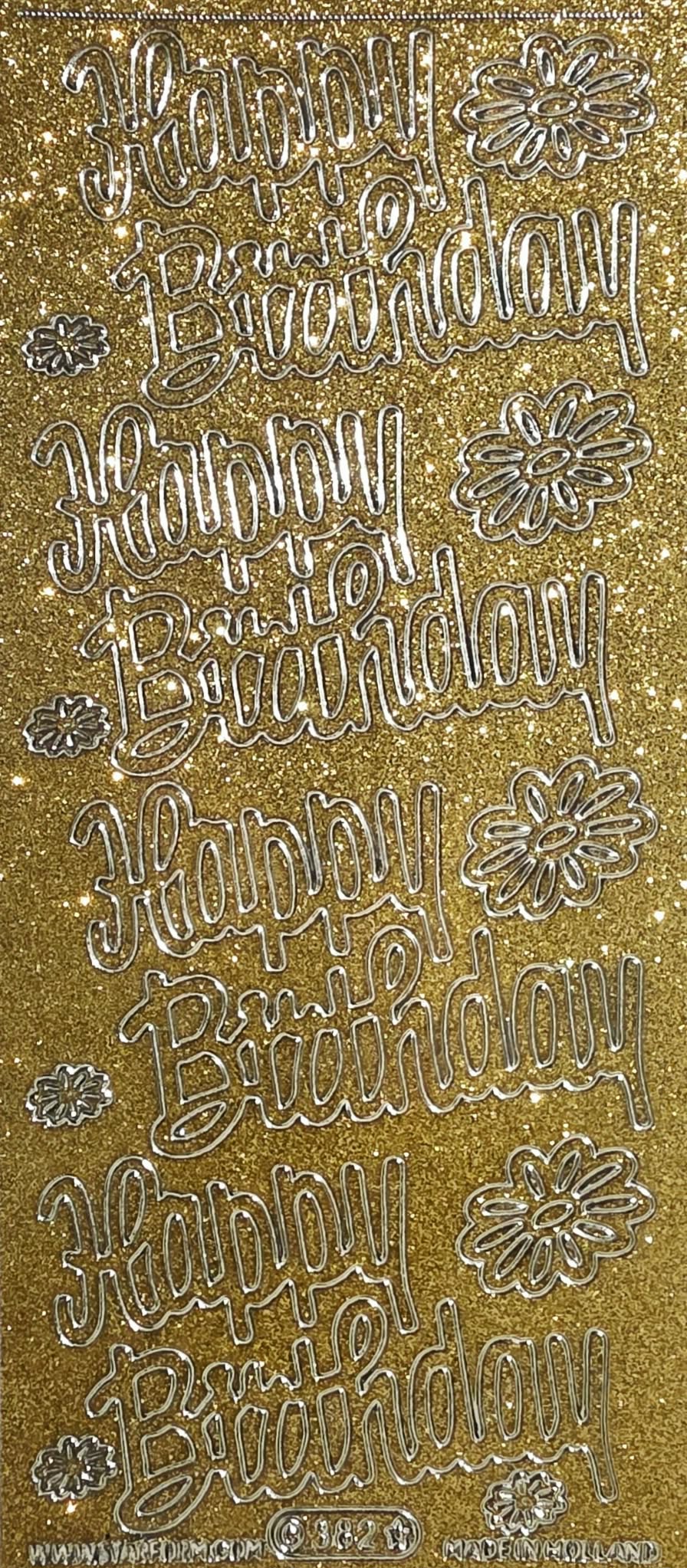Crafty Stickers – Happy Birthday