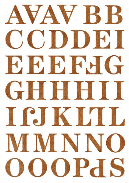 KAISERCRAFT | Devonshire | Alpha Stickers