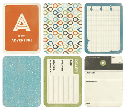 KAISERCRAFT | CAPTURE moments | 3x4"Cards | A is for Adventure