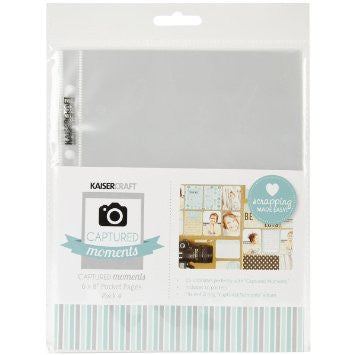 KAISERCRAFT | CAPTURE moments | Pocket Pages - Pack 4
