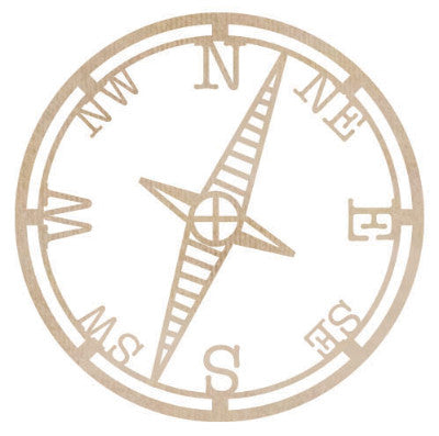 KAISERCRAFT | Wooden Flourishes | Compass