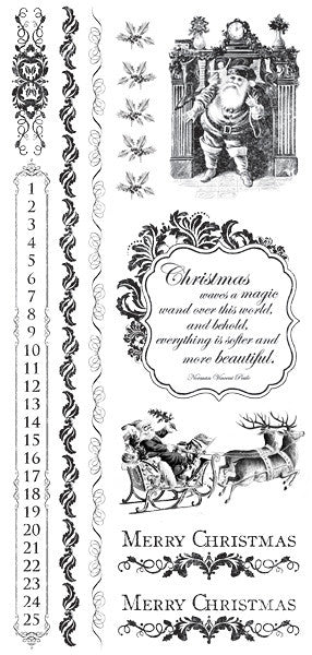 KAISERCRAFT | 'Tis The Season | Rub ons