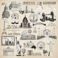 KAISERCRAFT | Check In | Sticker Sheet
