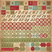 KAISERCRAFT Turtle Dove | Number Sticker Sheet