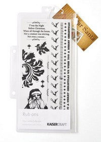 KAISERCRAFT | Dear Santa | Rub ons