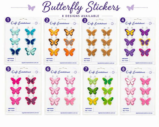Craft Embellishments | Butterflies