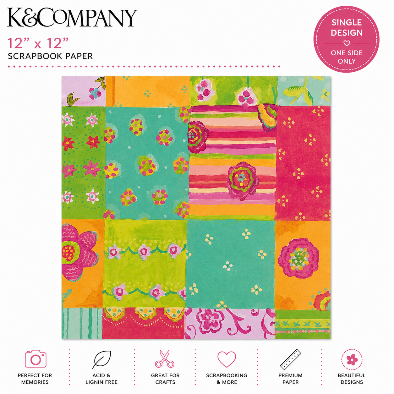 K & Company | 12x12 KH Patchwork