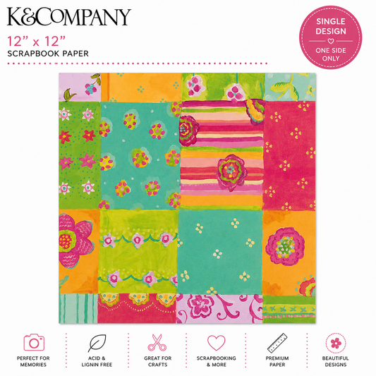 K & Company | 12x12 KH Patchwork
