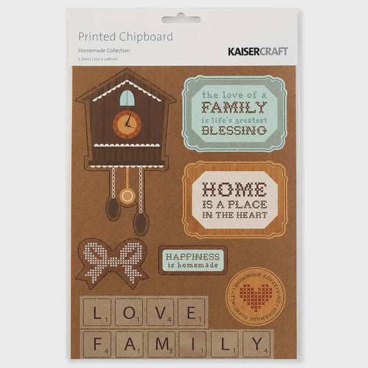 KAISERCRAFT | Homemade | Printed Chipboard