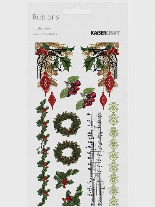 KAISERCARFT | Turtle Dove | Rub ons