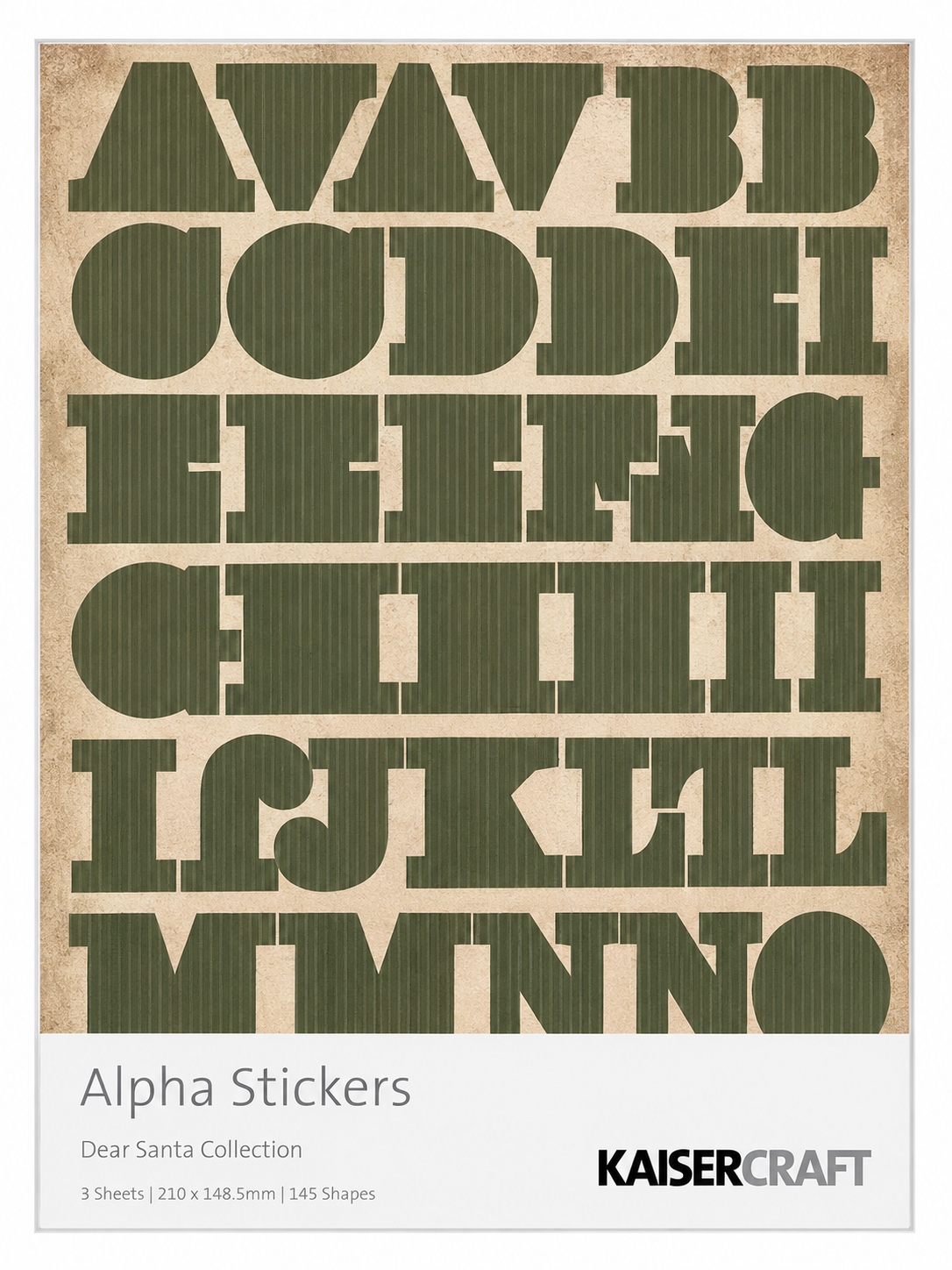 KAISERCRAFT | Dear Santa | Alpha Stickers