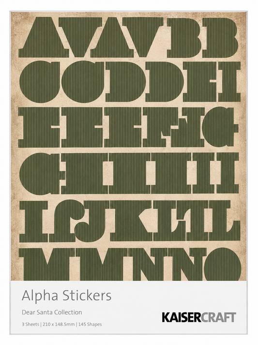 KAISERCRAFT | Dear Santa | Alpha Stickers