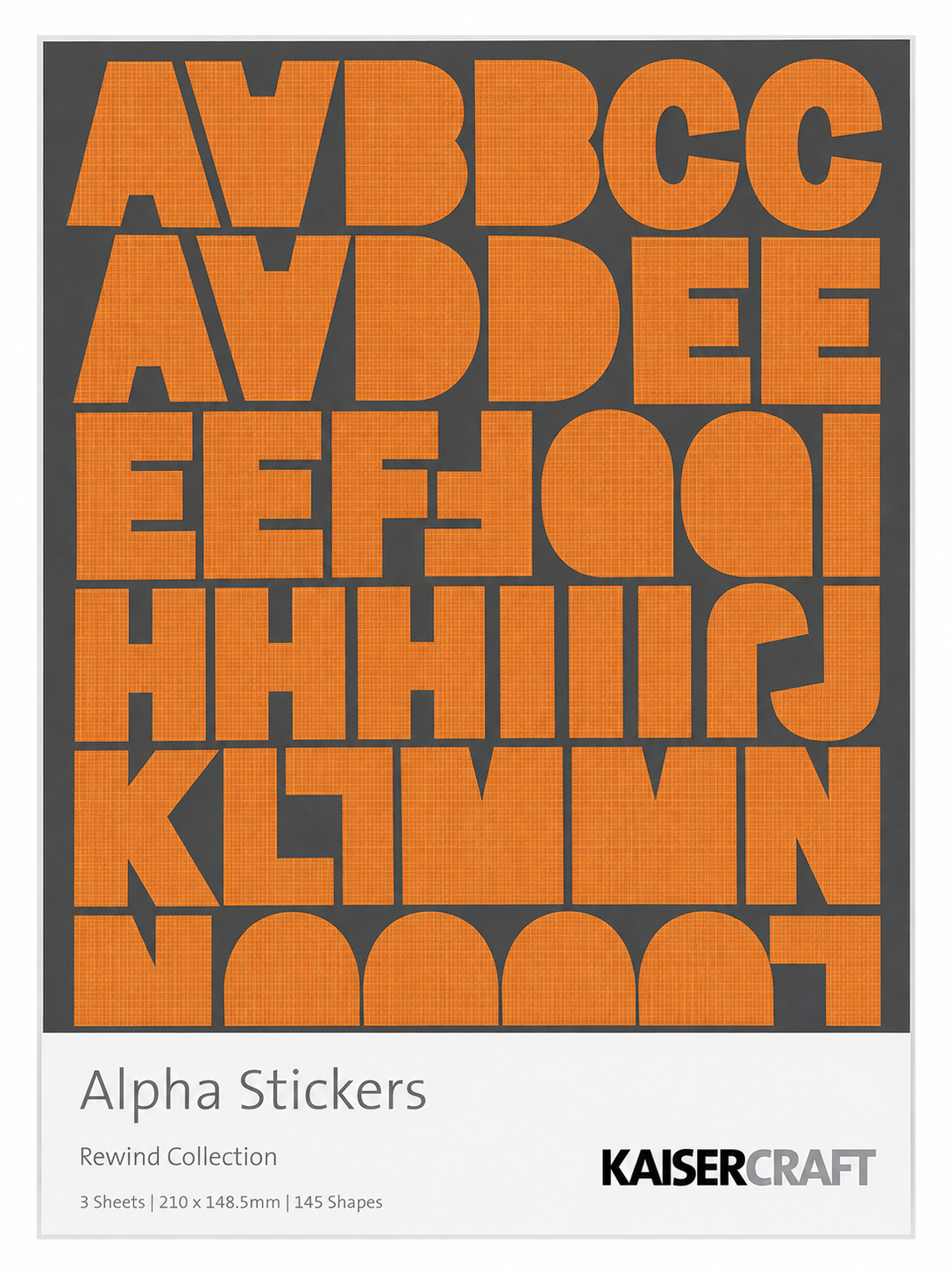 KAISERCRAFT | Rewind | Alpha Stickers
