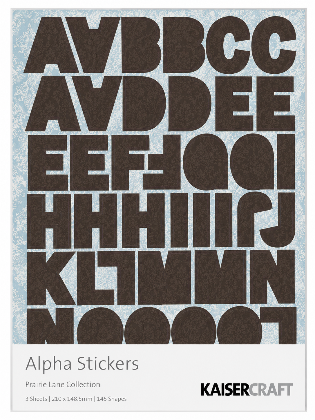 KAISERCRAFT | Prairie Lane | Alpha Stickers