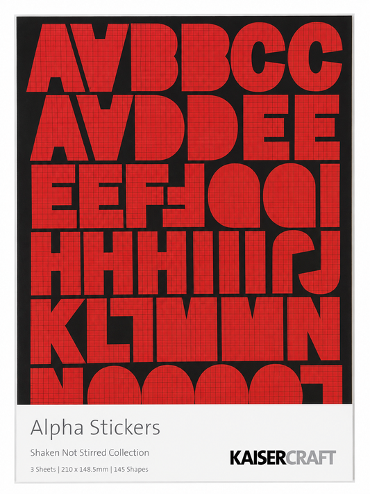 KAISERCARFT | Shaken Not Stirred | Alpha Stickers