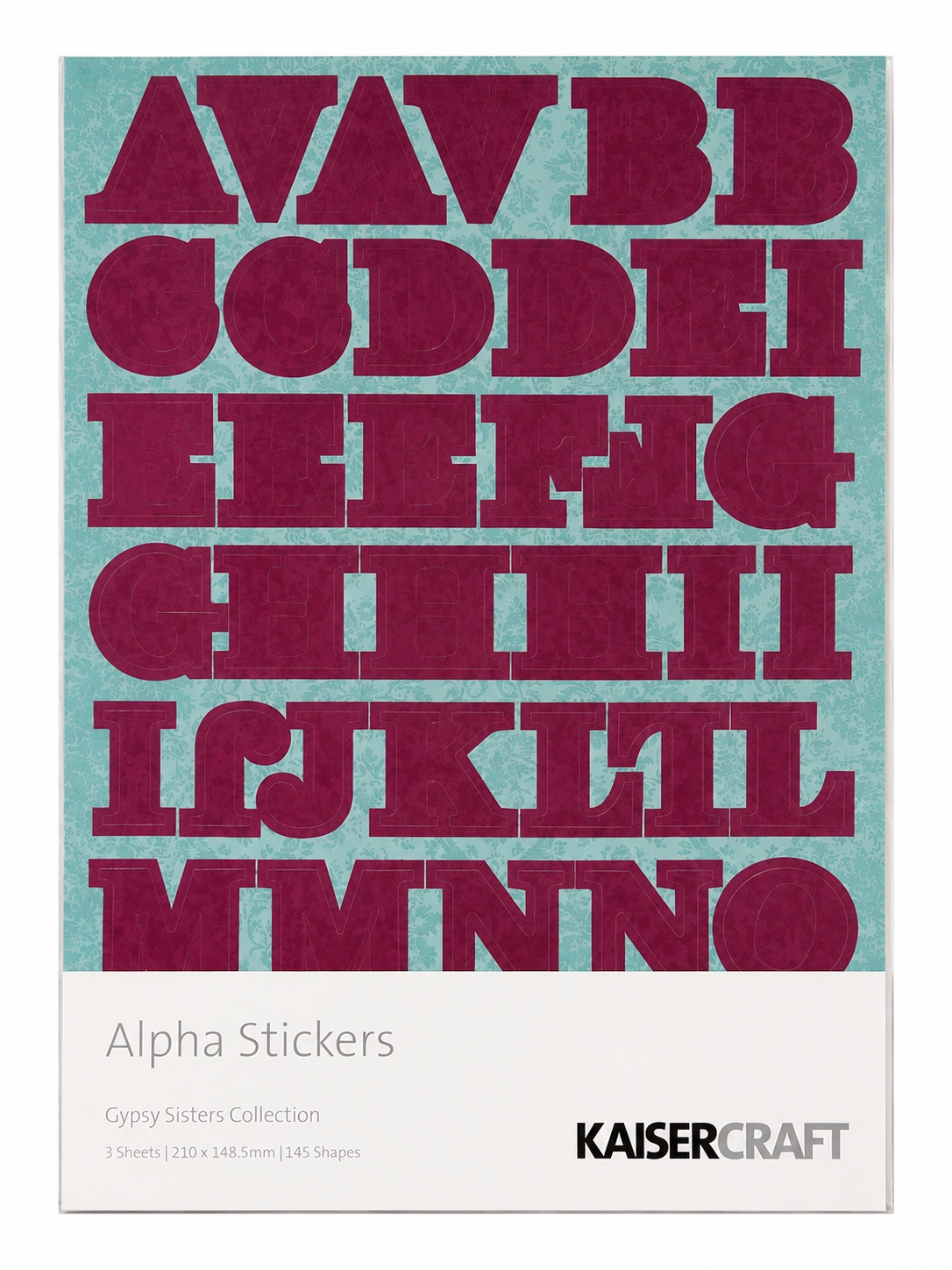 KAISERCRAFT | Gypsy Sisters | Alpha Stickers