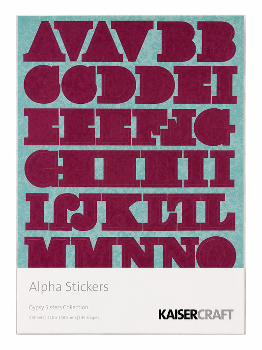 KAISERCRAFT | Gypsy Sisters | Alpha Stickers
