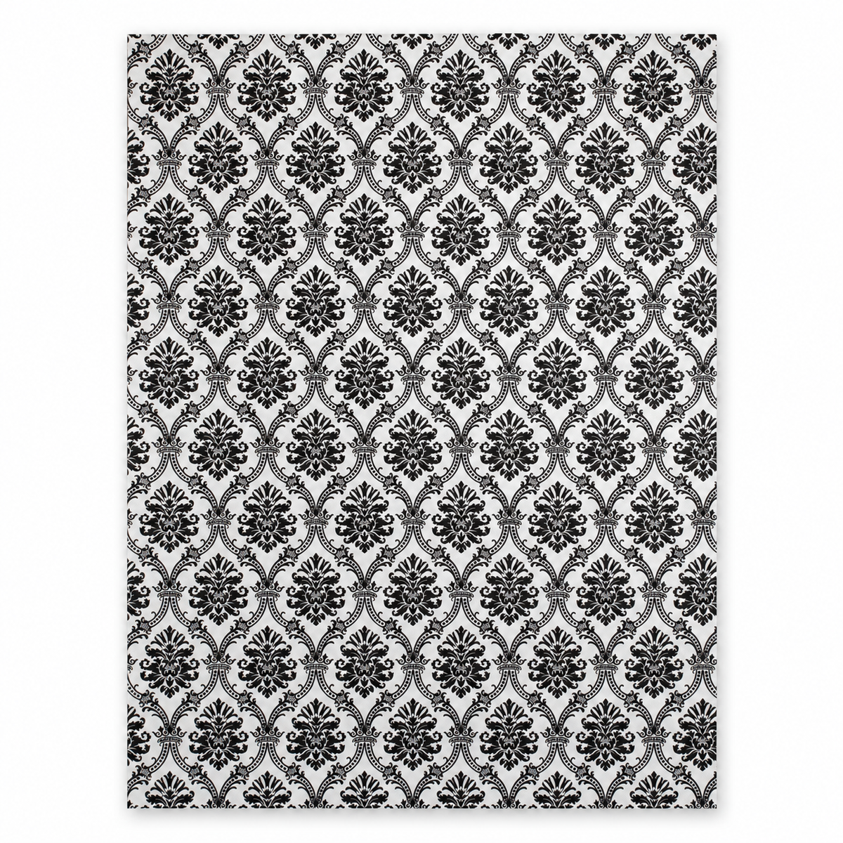 Damask Black | A4 Metallic Paper | 3PK