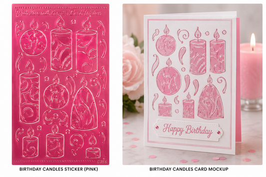 Crafty Stickers - Candle