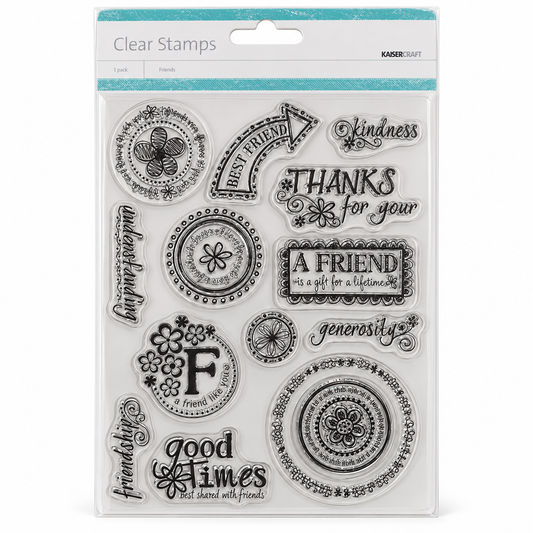 KAISERCRAFT | Clear Stamps – Friends