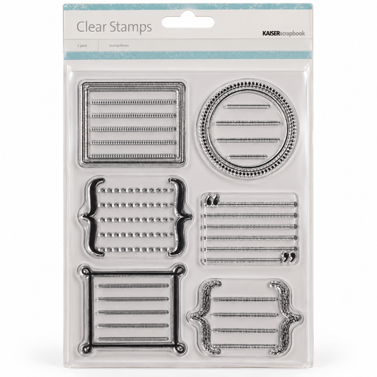 KAISERCRAFT | Clear Stamps | Journal Boxes