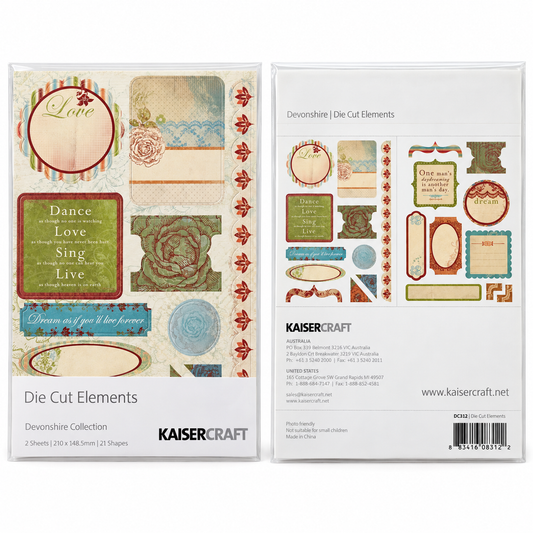 KAISERCRAFT | Devonshire | Die Cut Elements