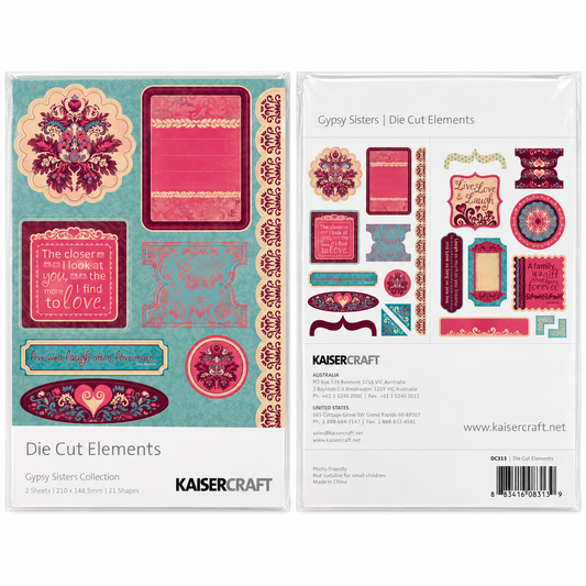 KAISERCRAFT | Gypsy Sisters | Die Cuts Elements