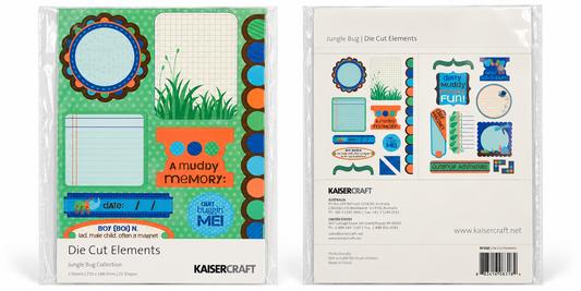 KAISERCRAFT | Jungle Bug | Die Cut Elements