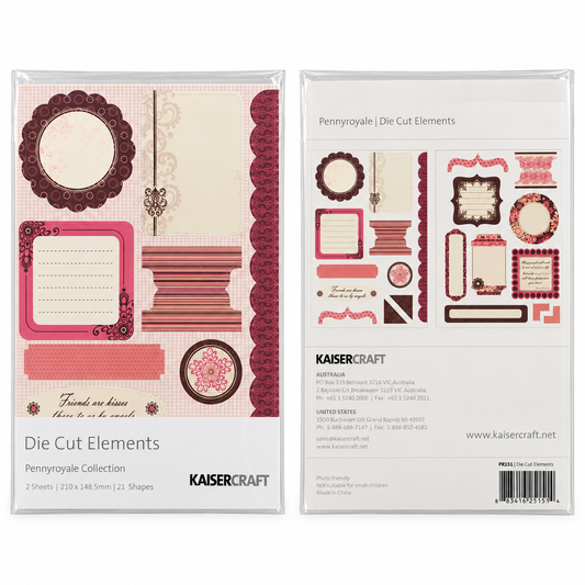 KAISERCRAFT | Pennyroyale | Die Cut Elements