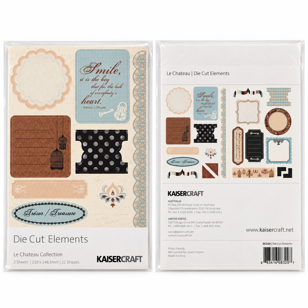 KAISERCRAFT | Le Chateau | Die Cut Elements
