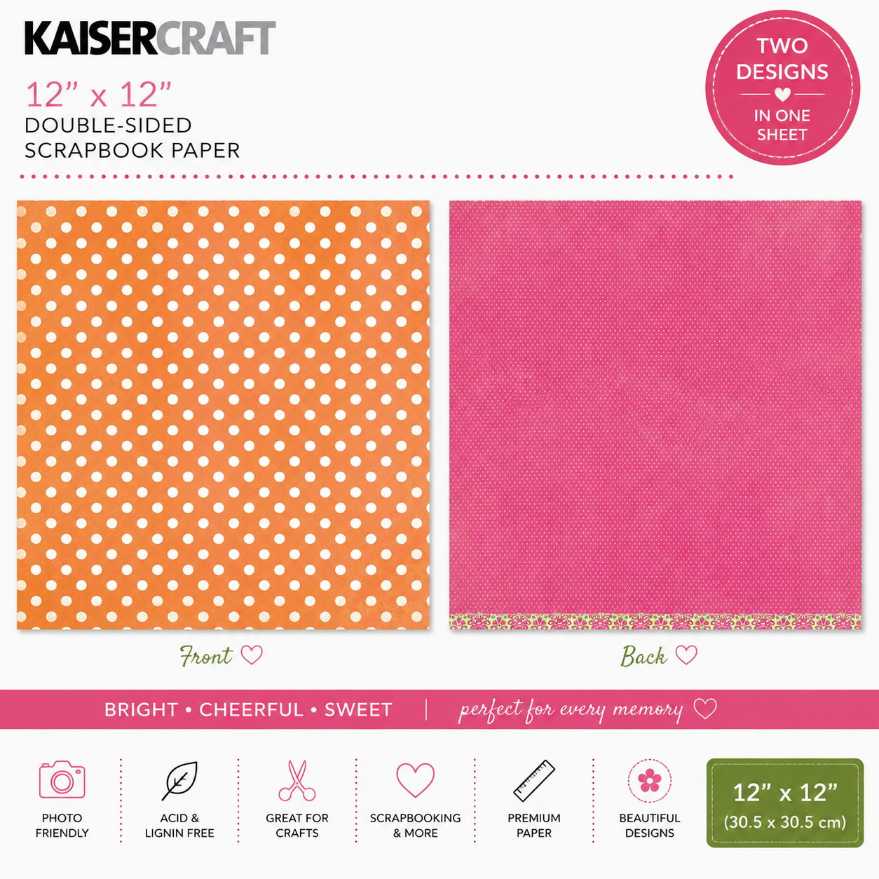 KAISERCRAFT | Candy Lane | Mango Drops