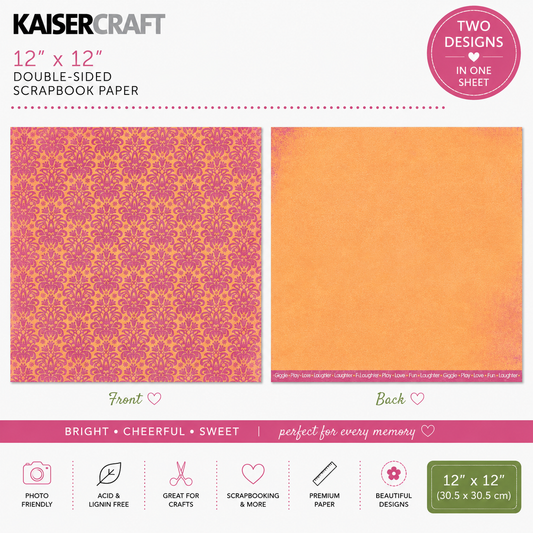 KAISERCRAFT | Candy Lane | Raspberry Fizz