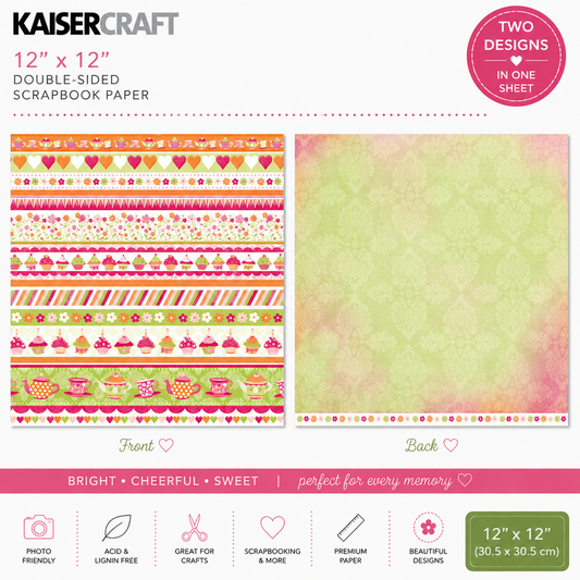 KAISERCRAFT | Candy Lane | Strawberry Sundae