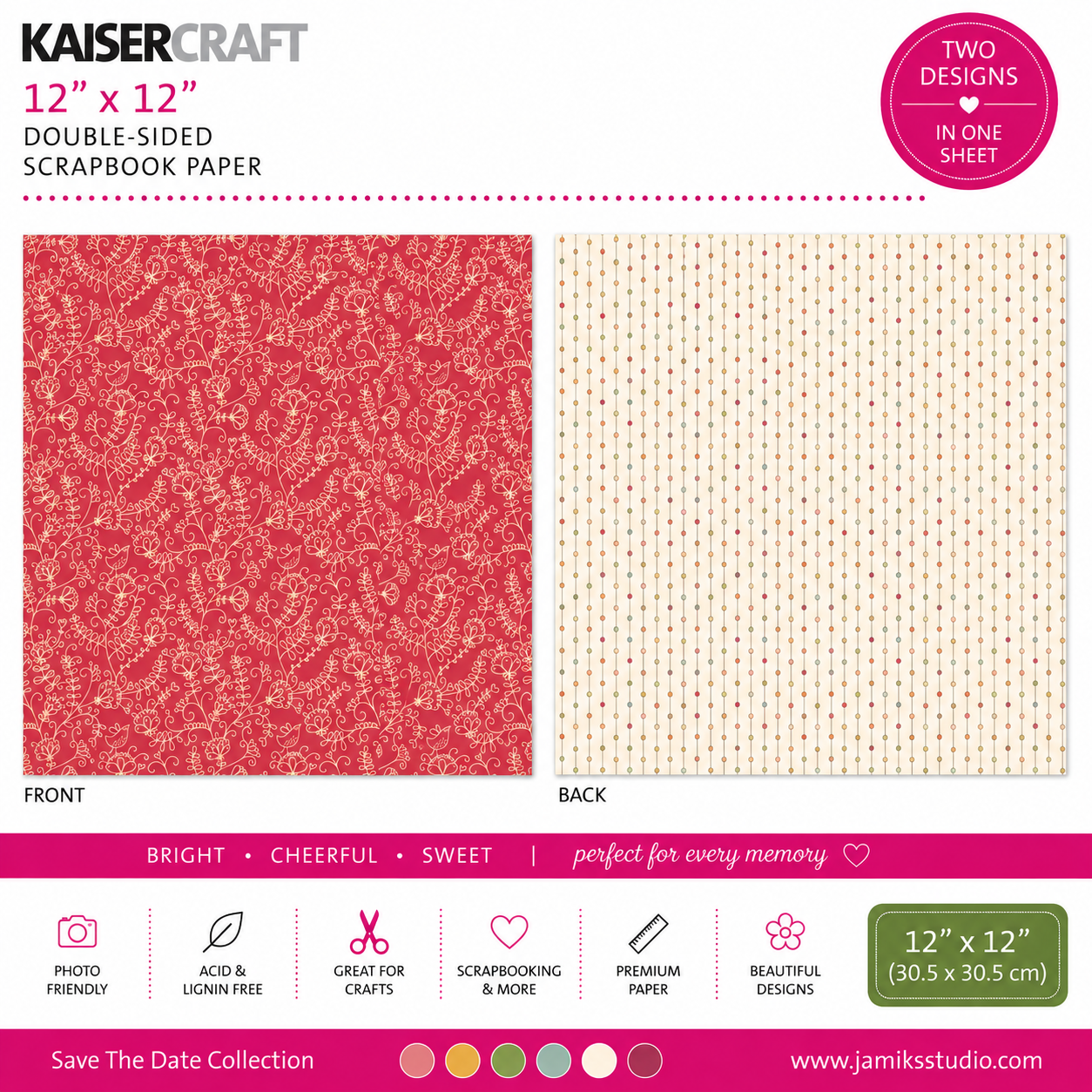 KAISERCRAFT | Save The Date | Pinwheel