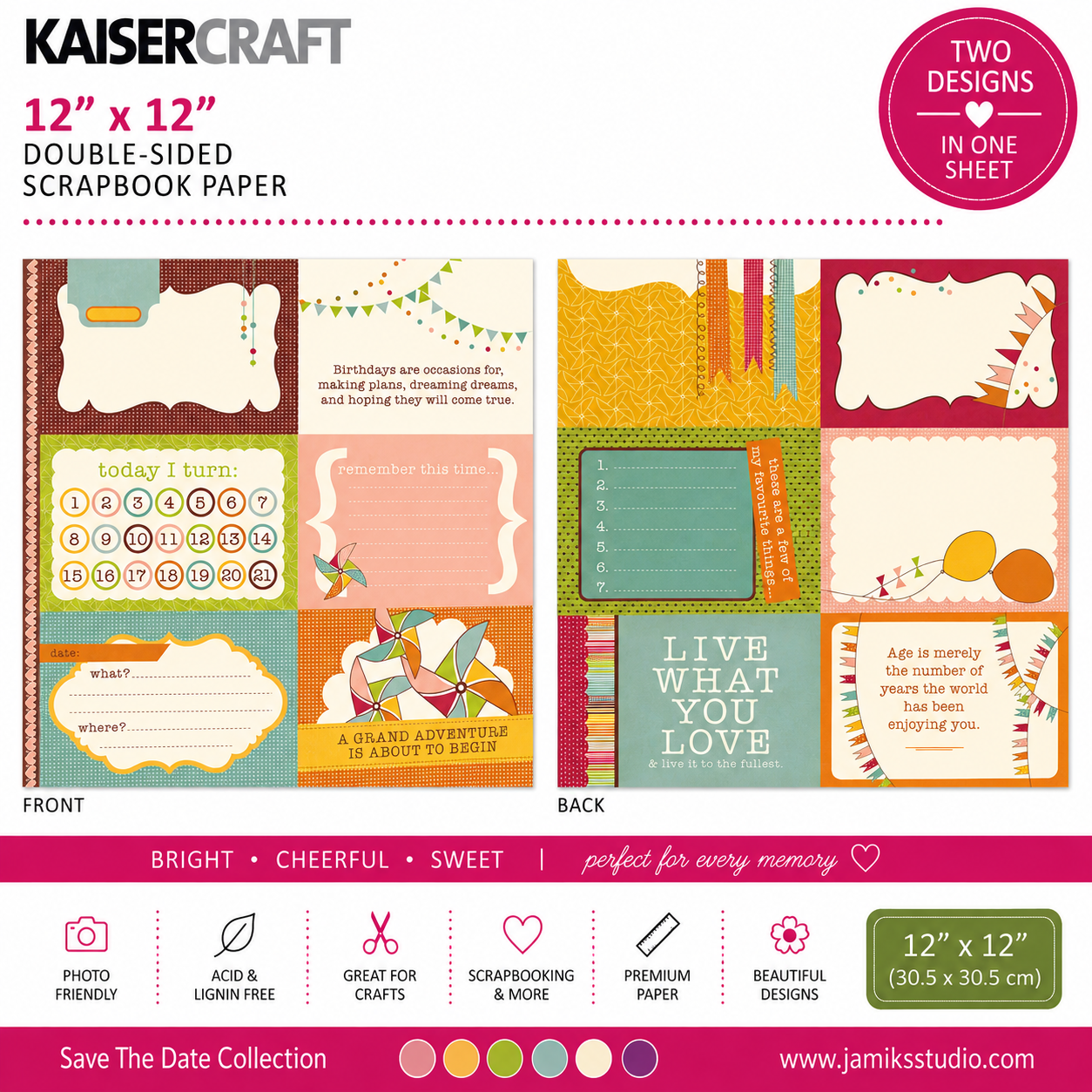 KAISERCRAFT | Save The Date | Bang