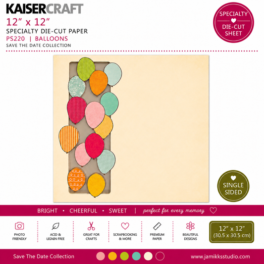 KAISERCRAFT | Save The Date | Balloons