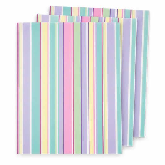 Doubleday Translucent Pastel Stripes