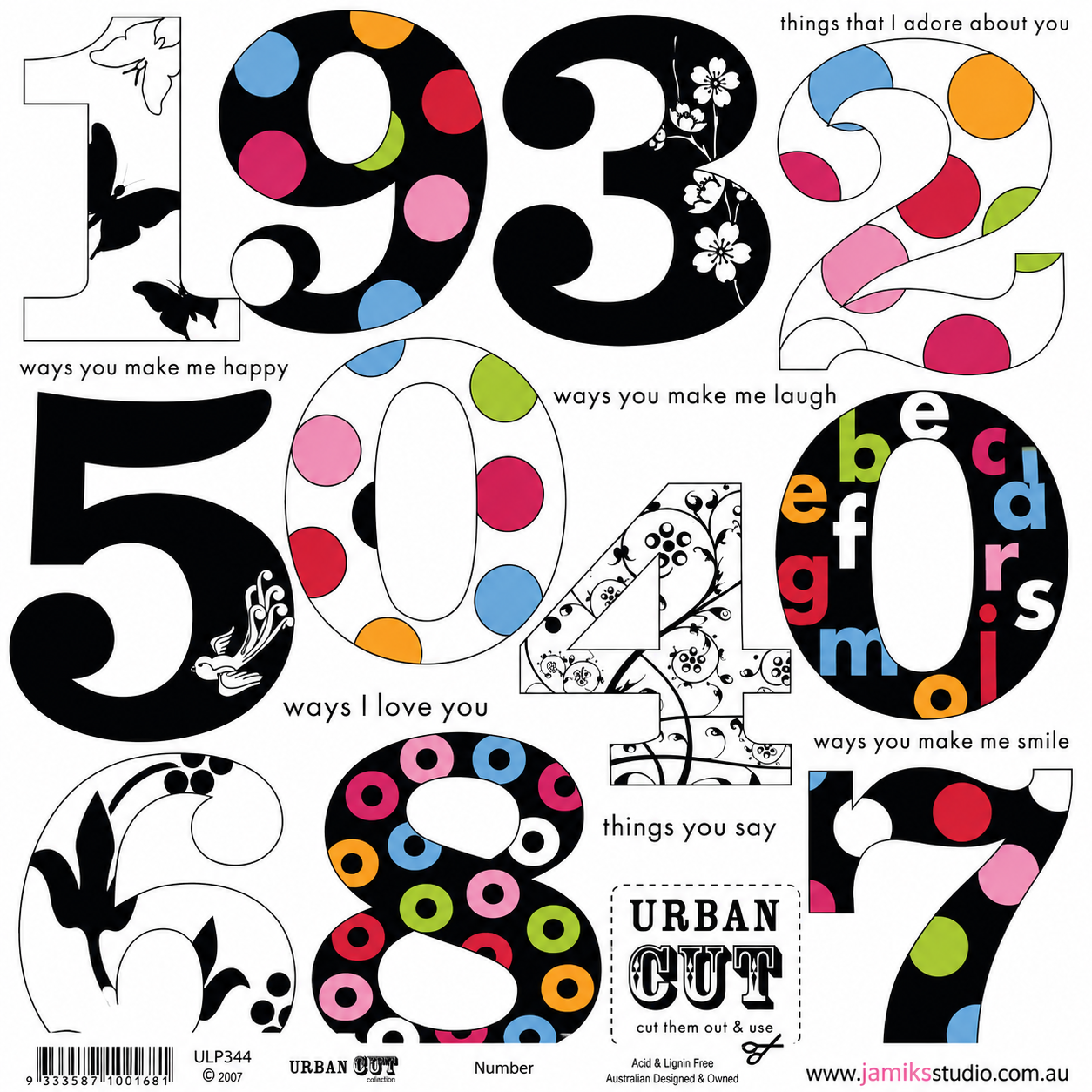 URBAN LILY | Urban Cuts | Number