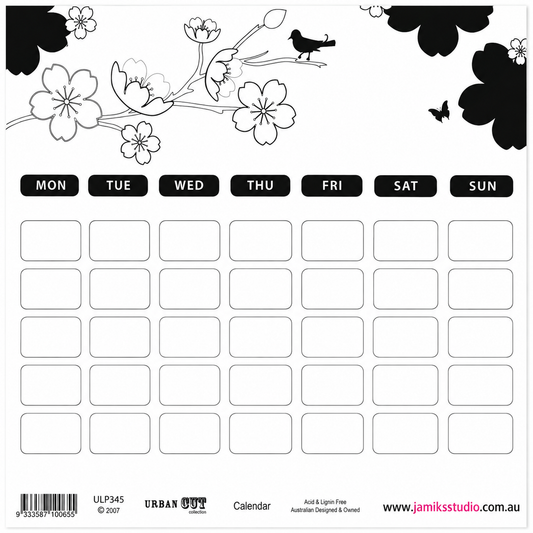 Urban Lily | Urban Cut Collection | Calendar
