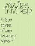 Embossing Folder | Invitation