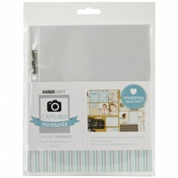 KAISERCRAFT | CAPTURE moments | Pocket Pages - Pack 3