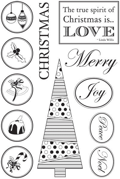 KAISERCRAFT | Be Merry | Clear Stamps