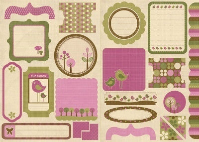 KAISERCRAFT | Hey Birdie | Die Cut Elements